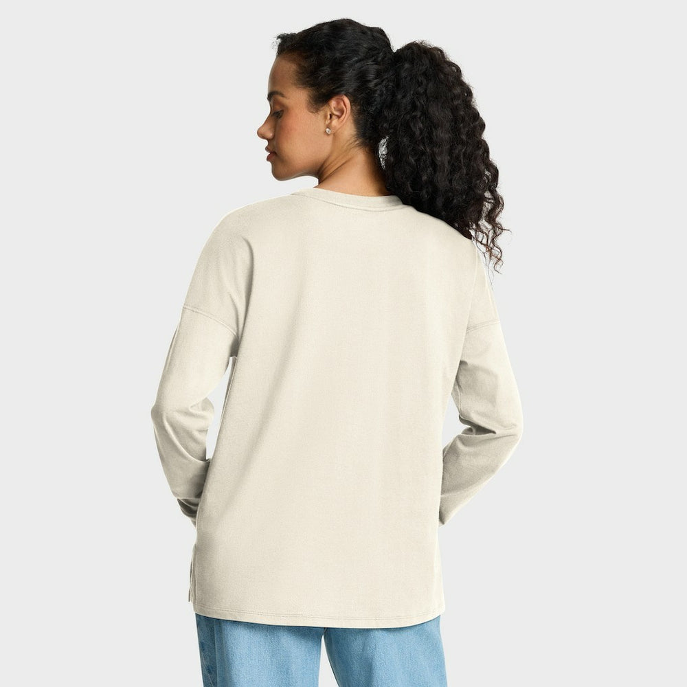 Chicago Bears Women's Dove Legacy Long Sleeve T-Shirt Cream - Fanatics