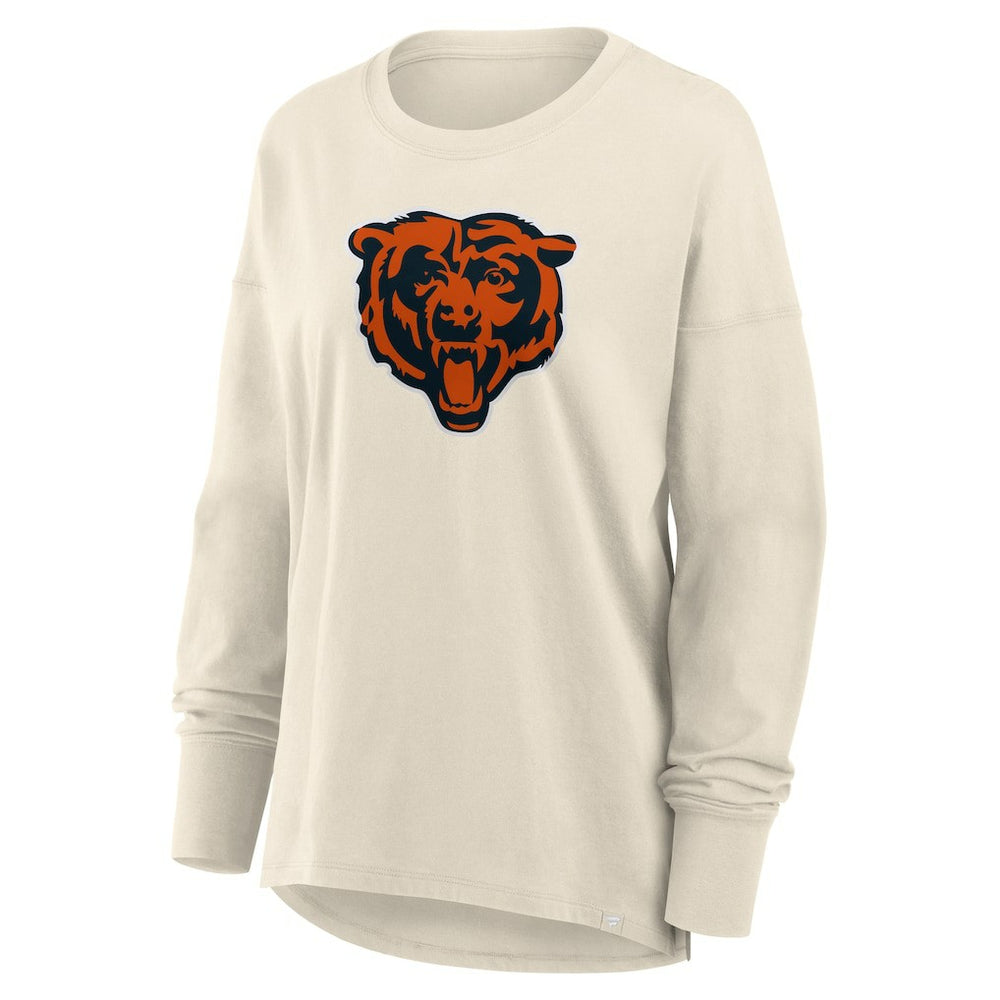 Chicago Bears Women's Dove Legacy Long Sleeve T-Shirt Cream - Fanatics