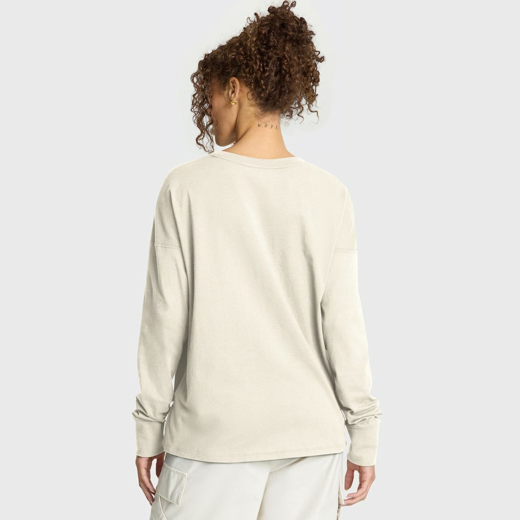 Las Vegas Raiders Women's Dove Legacy Long Sleeve T-Shirt Cream - Fanatics