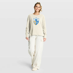 Los Angeles Chargers Women's Dove Legacy Long Sleeve T-Shirt Cream - Fanatics