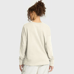 Miami Dolphins Women's Dove Legacy Long Sleeve T-Shirt Cream - Fanatics