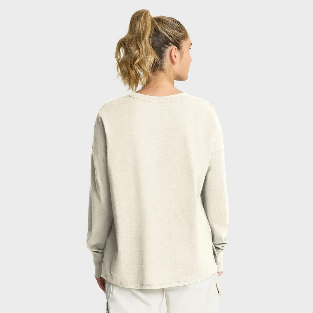 Minnesota Vikings Women's Dove Legacy Long Sleeve T-Shirt Cream - Fanatics