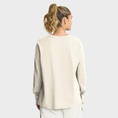 Minnesota Vikings Women's Dove Legacy Long Sleeve T-Shirt Cream - Fanatics