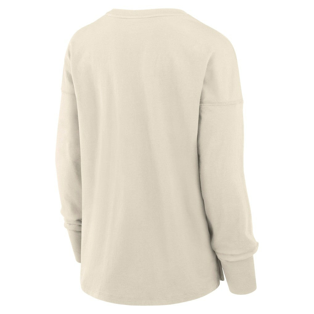 Minnesota Vikings Women's Dove Legacy Long Sleeve T-Shirt Cream - Fanatics