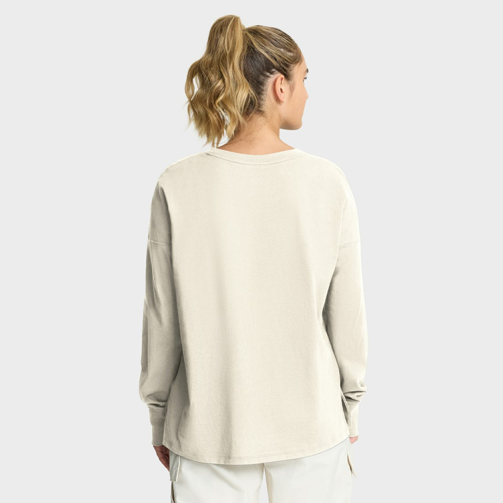 Tampa Bay Buccaneers Women's Dove Legacy Long Sleeve T-Shirt Cream - Fanatics