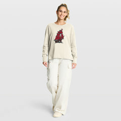 Tampa Bay Buccaneers Women's Dove Legacy Long Sleeve T-Shirt Cream - Fanatics