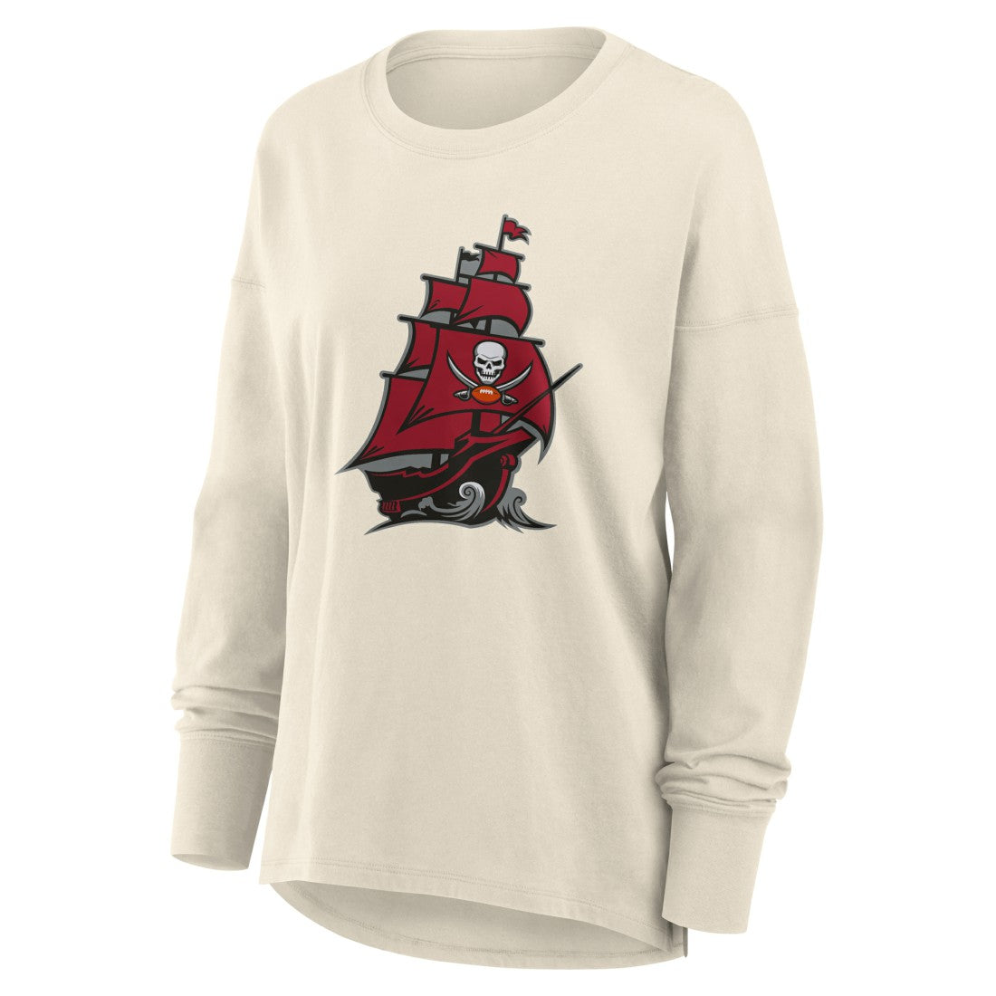 Tampa Bay Buccaneers Women's Dove Legacy Long Sleeve T-Shirt Cream - Fanatics