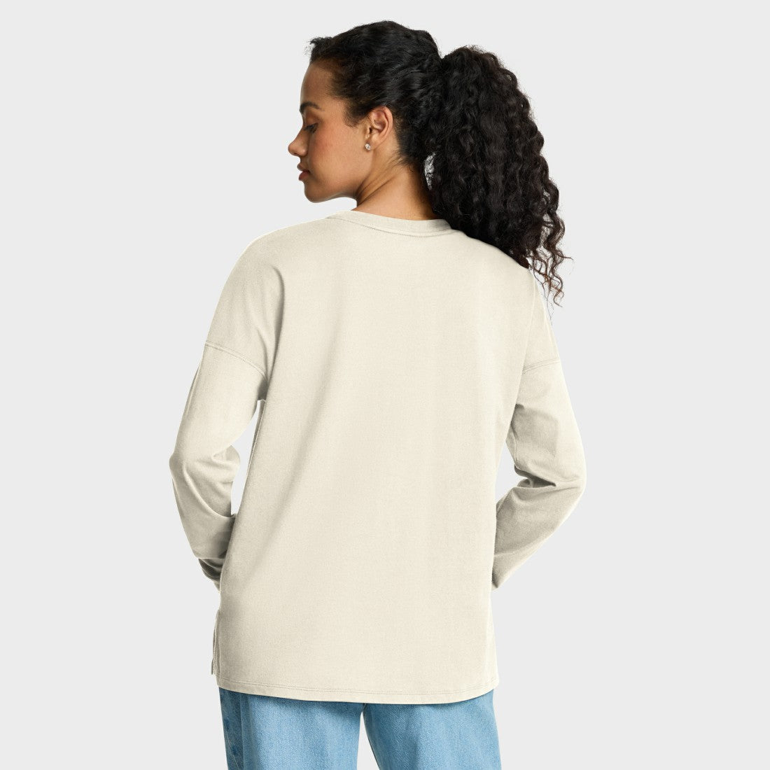 Tennessee Titans Women's Dove Legacy Long Sleeve T-Shirt Cream - Fanatics