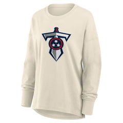 Tennessee Titans Women's Dove Legacy Long Sleeve T-Shirt Cream - Fanatics