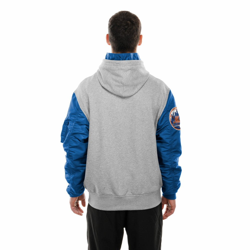 New York Mets New Era x Alpha Industries MA-1 Full-Zip Hoodie Jacket Lifestyle