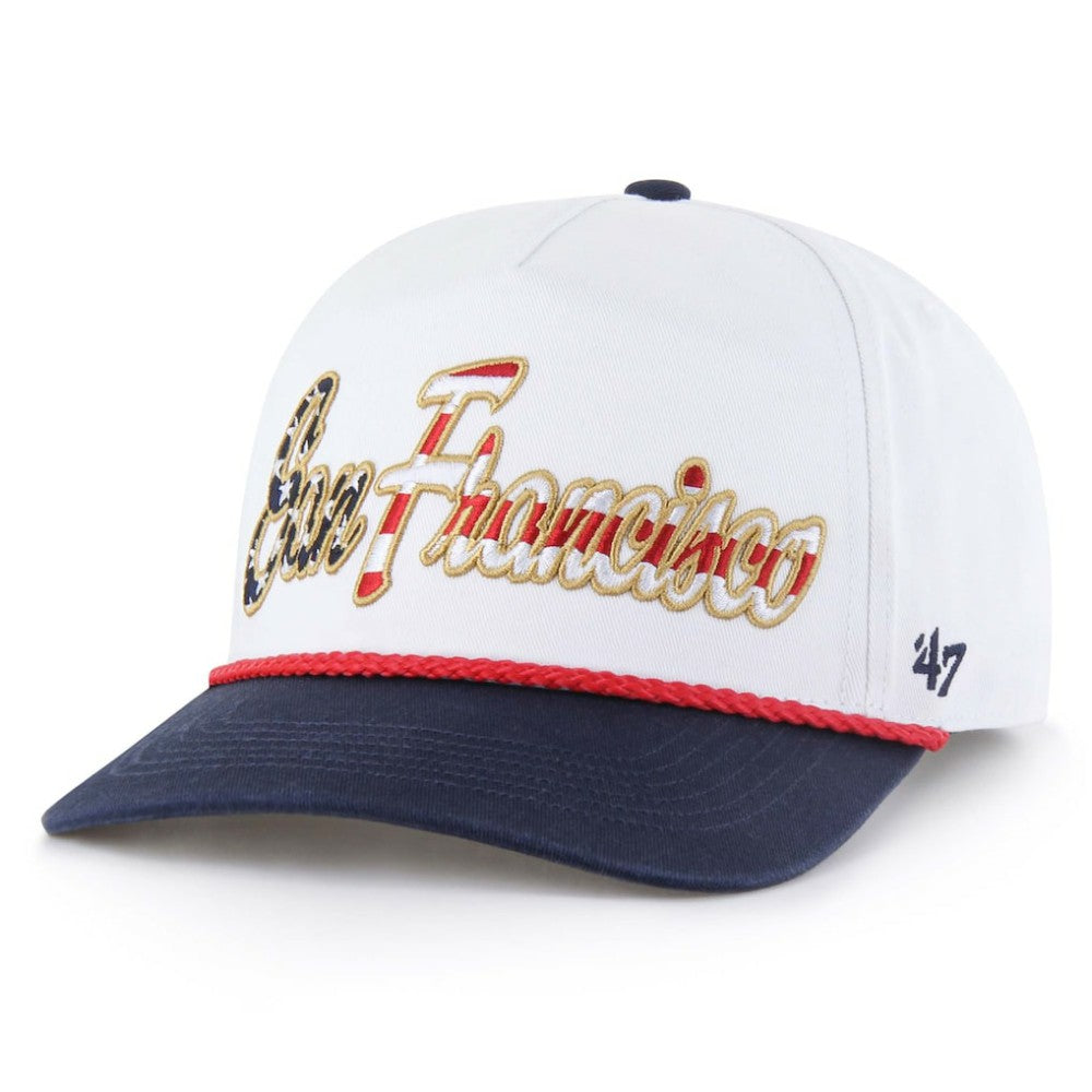 San Francisco Giants '47 Patriotic Overhand Hitch Adjustable Hat discount