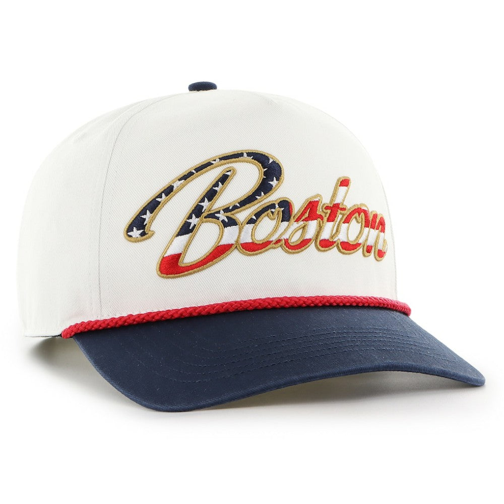 Boston Red Sox '47 Patriotic Overhand Hitch Adjustable Hat for sale