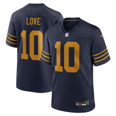Jordan Love Green Bay Packers The 1923 Classic Game Jersey Navy - Nike