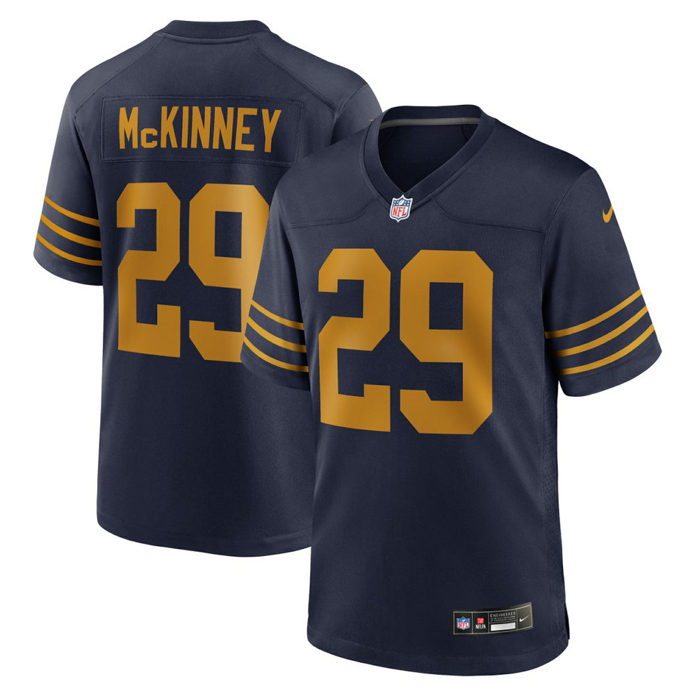 Xavier McKinney Green Bay Packers The 1923 Classic Game Jersey Navy - Nike