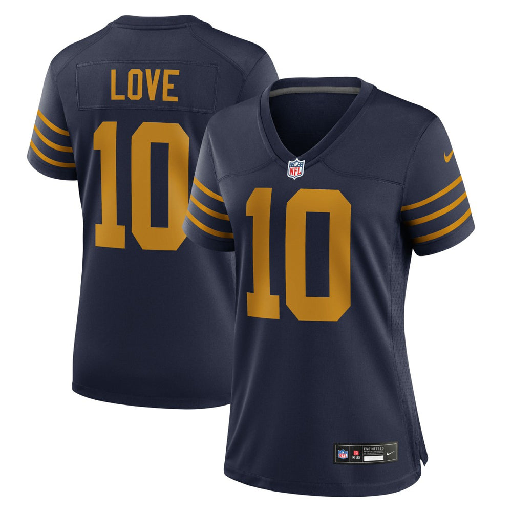 Jordan Love Green Bay Packers Women's The 1923 Classic Game Jersey Navy - Nike