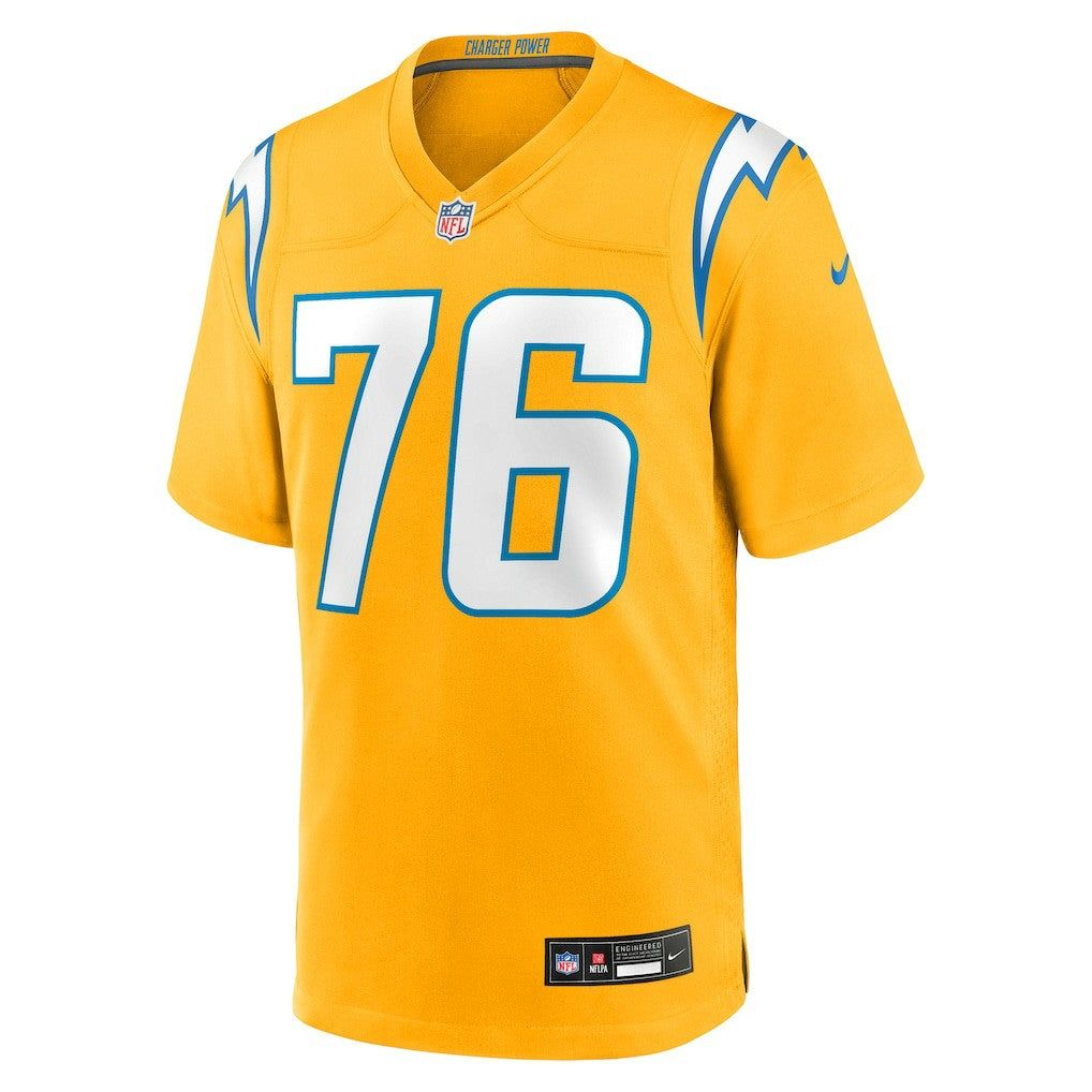 Joe Alt Los Angeles Chargers Alternate Charger Power Game Player Jersey Gold - Nike