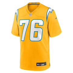 Joe Alt Los Angeles Chargers Alternate Charger Power Game Player Jersey Gold - Nike