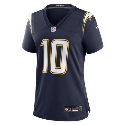 Justin Herbert Los Angeles Chargers Women's Alternate Super Chargers Game Jersey - Navy | NFL Jerseys