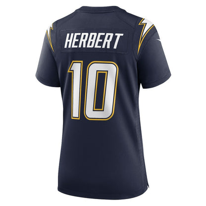 Justin Herbert Los Angeles Chargers Women's Alternate Super Chargers Game Jersey - Navy | NFL Jerseys