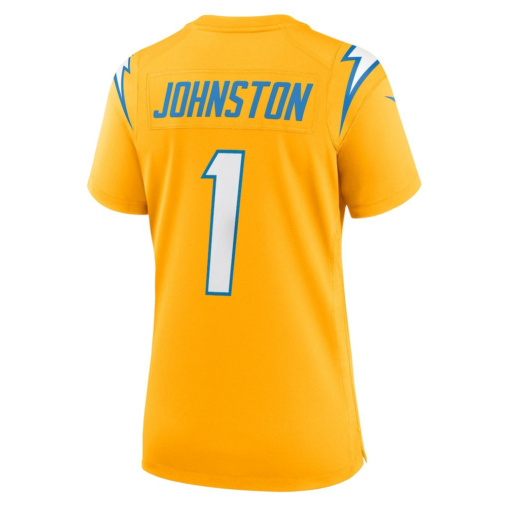 Quentin Johnston Los Angeles Chargers Women's Alternate Charger Power Game Jersey Gold - Nike