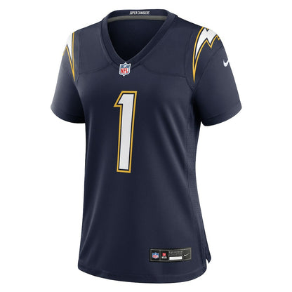 Quentin Johnston Los Angeles Chargers Women's Alternate Super Chargers Game Jersey - Navy | NFL Jerseys