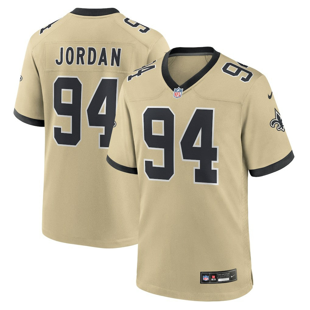 Cameron Jordan New Orleans Saints Gameday Golds Alternate Game Player Jersey Gold - Nike