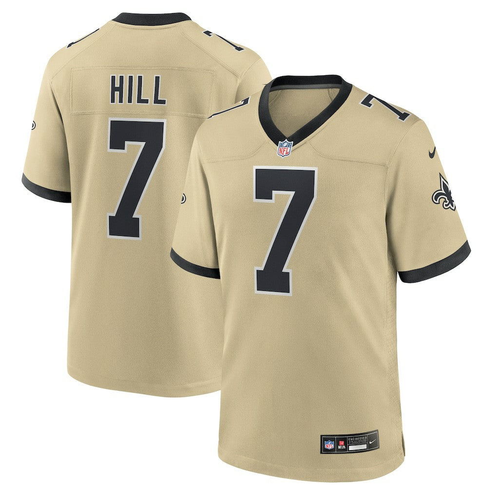 Taysom Hill New Orleans Saints Gameday Golds Alternate Game Player Jersey - Gold | NFL Jerseys