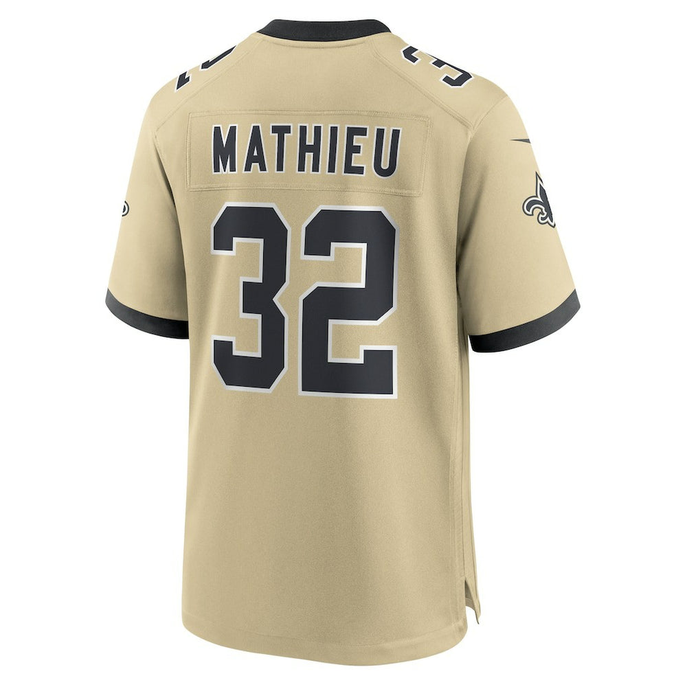 Tyrann Mathieu New Orleans Saints Gameday Golds Alternate Game Player Jersey Gold - Nike