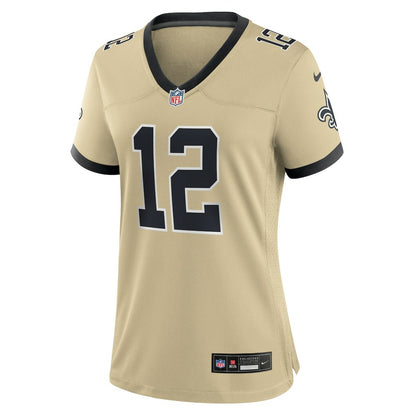 Chris Olave New Orleans Saints Women's Gameday Golds Alternate Game Player Jersey - Gold | NFL Jerseys