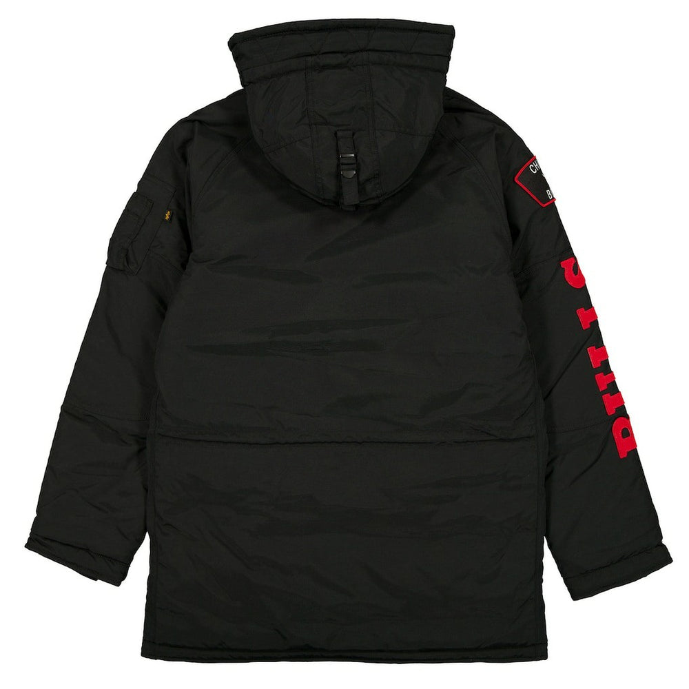 New Era - Chicago Bulls x Alpha Industries Altitude Mod Full-Snap Parka - Black