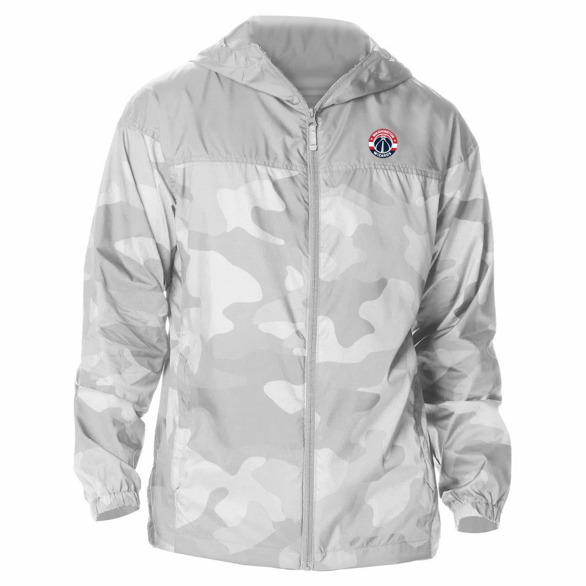 Columbia - Washington Wizards Camo Flash Challenger Windbreaker Full-Zip Jacket - Gray