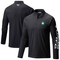 Columbia - Boston Celtics Terminal Tackle Raglan Omni-Shade Quarter-Zip Jacket - Black