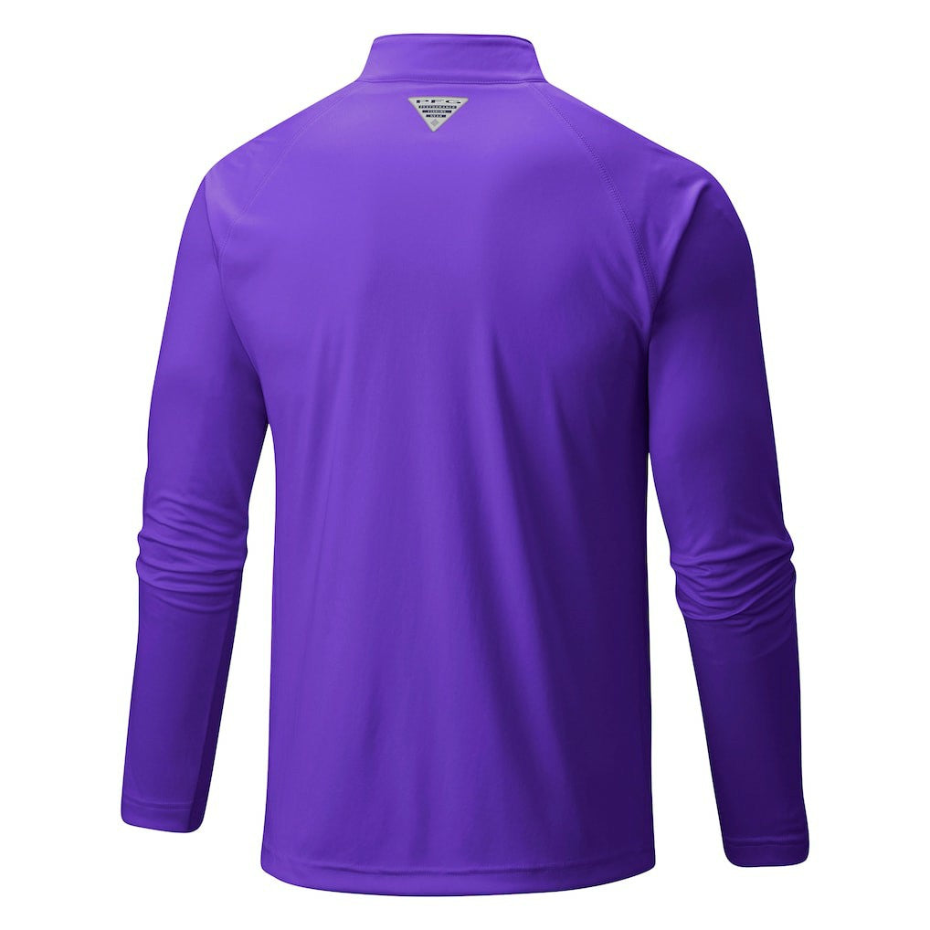 Columbia - Charlotte Hornets Terminal Tackle Raglan Omni-Shade Quarter-Zip Jacket - Purple