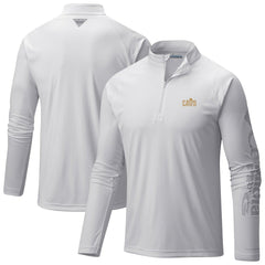 Columbia - Cleveland Cavaliers Terminal Tackle Raglan Omni-Shade Quarter-Zip Jacket - White