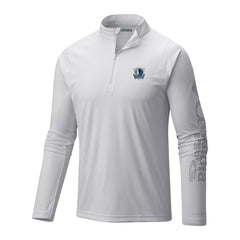 Columbia - Dallas Mavericks Terminal Tackle Raglan Omni-Shade Quarter-Zip Jacket - White