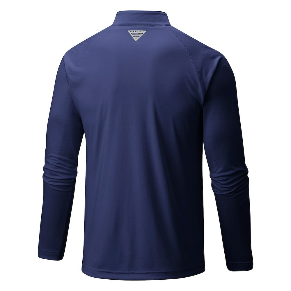 Columbia - Denver Nuggets Terminal Tackle Raglan Omni-Shade Quarter-Zip Jacket - Navy