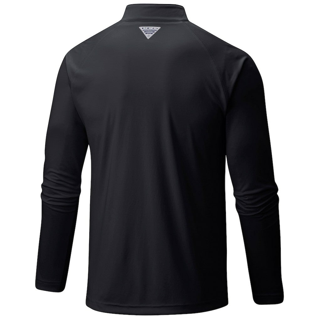 Columbia - Brooklyn Nets Terminal Tackle Raglan Omni-Shade Quarter-Zip Jacket - Black
