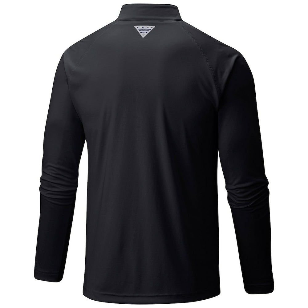 Columbia - Brooklyn Nets Terminal Tackle Raglan Omni-Shade Quarter-Zip Jacket - Black