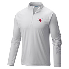 Columbia - Chicago Bulls Terminal Tackle Raglan Omni-Shade Quarter-Zip Jacket - White