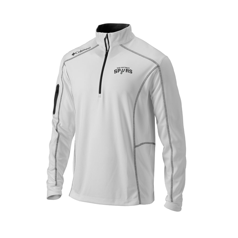 Columbia - San Antonio Spurs Omni-Wick Shotgun Quarter-Zip Pullover - White