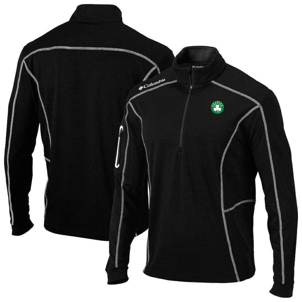 Columbia - Boston Celtics Omni-Wick Shotgun Quarter-Zip Pullover - Black
