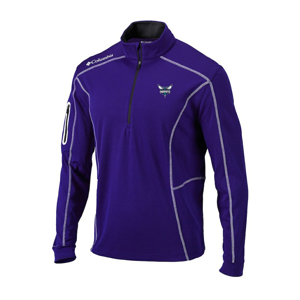 Columbia - Charlotte Hornets Omni-Wick Shotgun Quarter-Zip Pullover - Purple