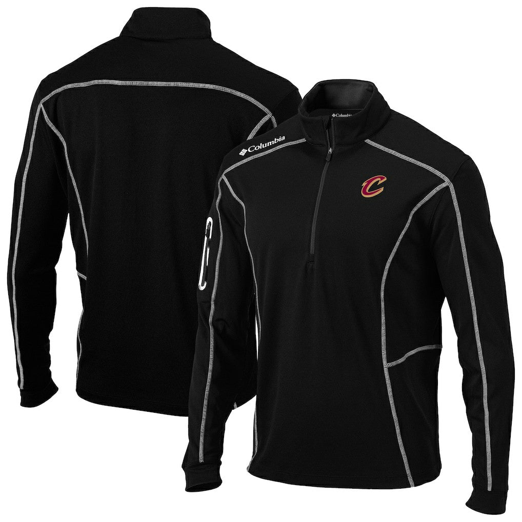 Columbia - Cleveland Cavaliers Omni-Wick Shotgun Quarter-Zip Pullover - Black