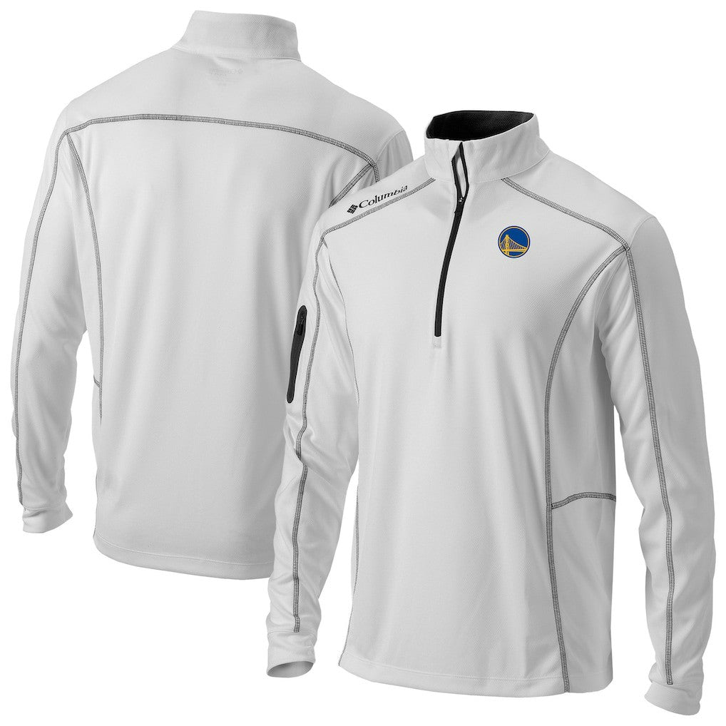 Columbia - Golden State Warriors Omni-Wick Shotgun Quarter-Zip Pullover - White