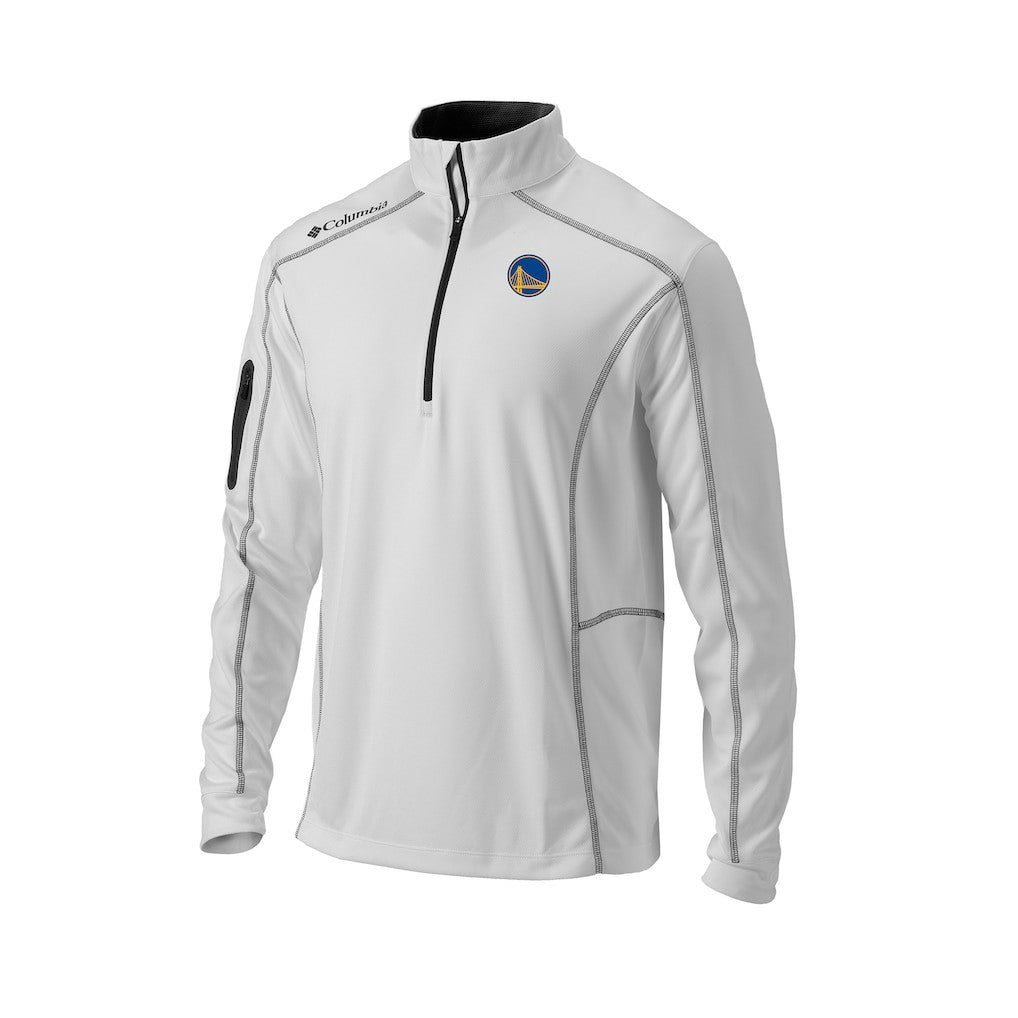 Columbia - Golden State Warriors Omni-Wick Shotgun Quarter-Zip Pullover - White