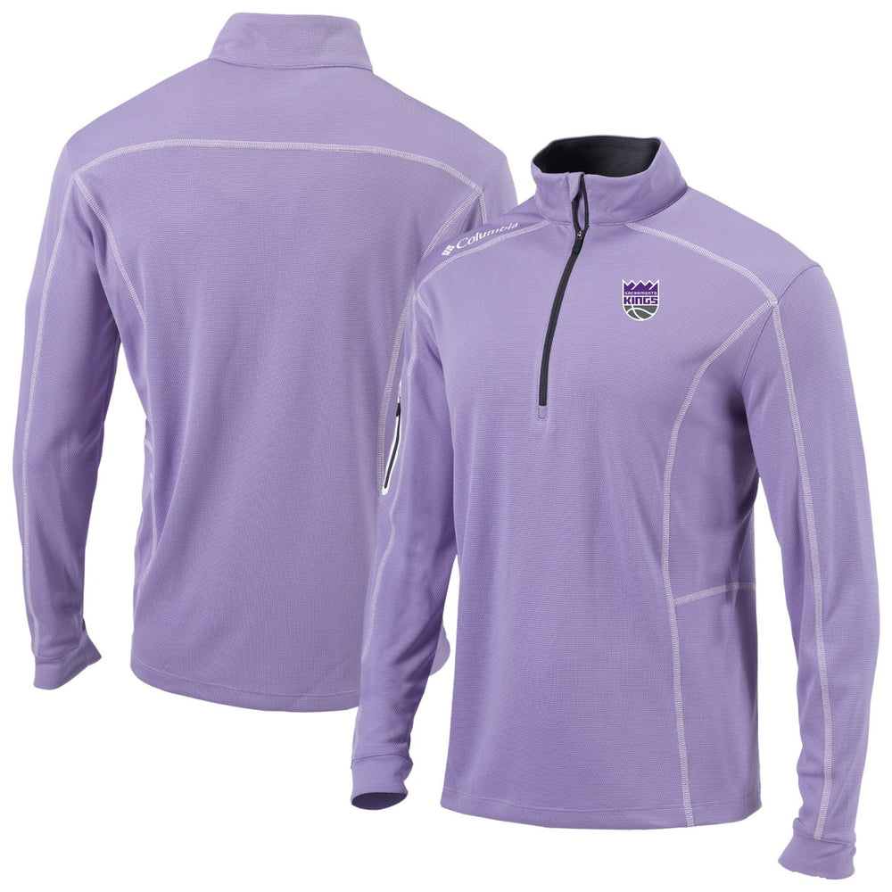 Columbia - Sacramento Kings Omni-Wick Shotgun Quarter-Zip Pullover - Lavender