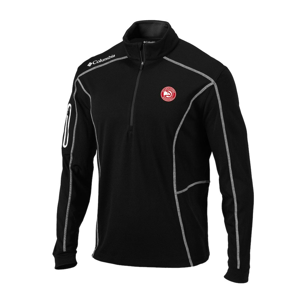 Columbia - Atlanta Hawks Omni-Wick Shotgun Quarter-Zip Pullover - Black