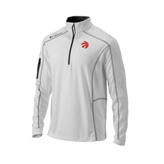 Columbia - Toronto Raptors Omni-Wick Shotgun Quarter-Zip Pullover - White