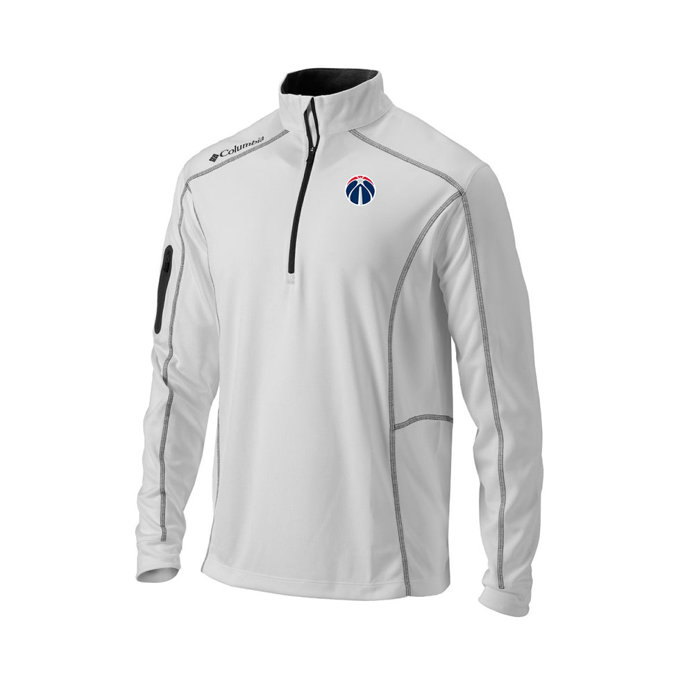 Columbia - Washington Wizards Omni-Wick Shotgun Quarter-Zip Pullover - White