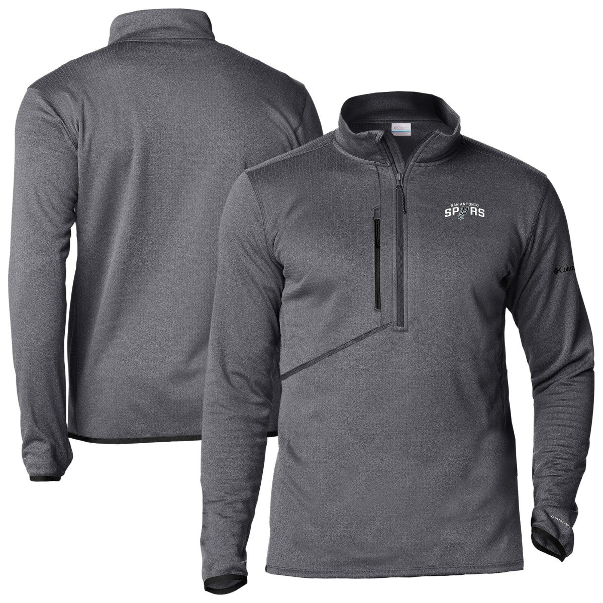 Columbia - San Antonio Spurs Park View Half-Zip Top - Gray